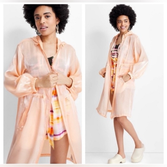 Future Collective Gabriella Kareta
Target Jacket Peach Shimmer NWT
size large - Picture 4 of 5